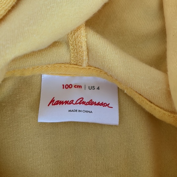 Hanna Andersson Terry Hoodie Cover-Up - Picture 3 of 6